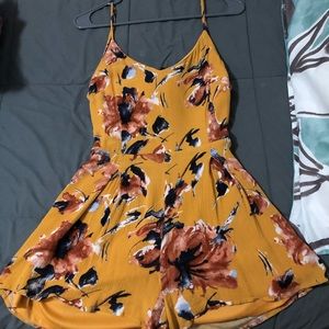 Open tie-back romper